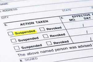 License Is Suspended
